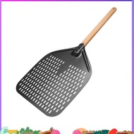 Pizza Peel,Perforated Pizza Shovel,Rectangular Pizza Turning Spatula with Detachable,For 12-Inch Piz