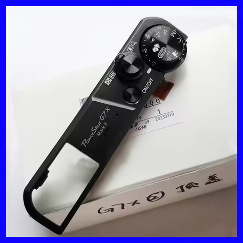 New original top cover assy with mode and power switch repair parts for Canon Powershot G7X mark II 