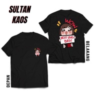 KATUN SultanKaos89 - Emote T-Shirt - Screen Printed Cotton Top - Mobile Legend T-Shirt - Emoji Wow N