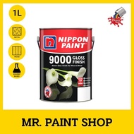 1L Nippon Paint 9000 Gloss Finish- OW20 1P SNOW WHITE