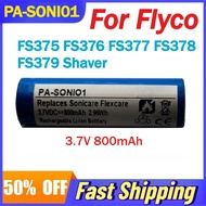 3.7V 800mAh PA-SONI01 Lithium Battery for Flyco FS375 FS376 FS377 FS378 FS379 Shaver Rechargeable Ba