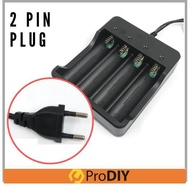 Charger 4 Slot For 3.7V, 4.2V Rechargeable Li-ion Battery 18650