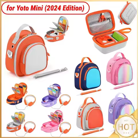 Carrying Case for Yoto Mini (2024 Edition) Holder Bag Hard Case Protective Case for Audio Music Play