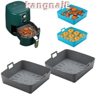 KANGNAI Baking Tray, Reusable Silicone Air Fryer Liners,  9" Large Size Heat-Resistant with Handle A
