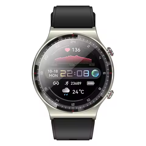 G08 Pro Men Amoled Smart WatchMedical Grade ECG Health Monitoring Heart Rate Blood Pressure Fitness 