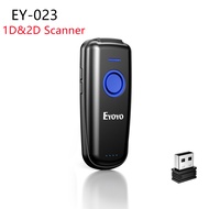 [🚚Shipping from Bangkok🚛]Eyoyo เครื่องอ่านบลูทูธขนาดเล็กไร้สายสำหรับแท็บเล็ต Android IOS 2d บาร์โค้ด