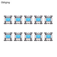 BLING 10Pcs Brand New Mechanical Keyboard Switch Axis Shaft Switches Blue Long Clicks