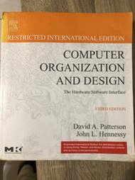 [阿維的書店305] 計算機組織與結構computer organization and design(原文書)