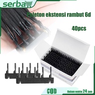 6D Hair Extension Clips Gen 2/ 40 Pcs Rechargeable Extension Clips 6D Hair Extension Tools