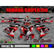 Sniper 150 FULL DECALS for 2015 to 2018 model only