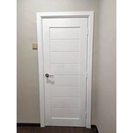 Pintu Kayu Rumah Full Solid Wooden Door Modern Designer Door (Tidak Termasuk Cat/Syelek)