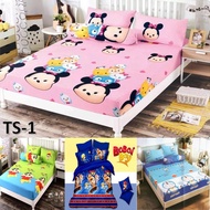 Cartoon Single/Queen Fitted Bedsheet/Cadar