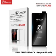 Oppo A58 4G - COPPER Tempered Glass PRIVACY