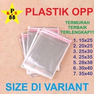 PLASTIK OPP 35X40 - OPP 30x40 - OPP 28X38 - OPP 25X35 - OPP25X30