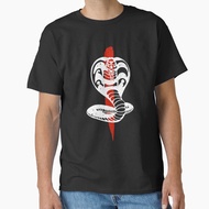 Cobra Kai Logo - Cobra Kai Hawk - Cobra Kai Terry Silver Classic Unisex T-Shirt O-Neck T-Shirt Short