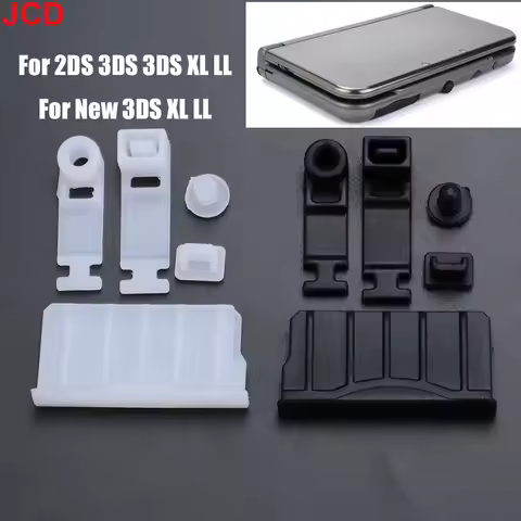 JCD Silicone Card Slot Plug For Nintend New 3DS XL/LL 3DSLL XL New 3DS 2DS Cover Card Slot Silicone 