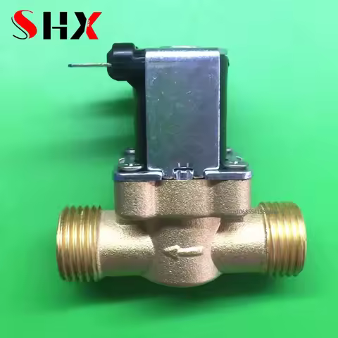 G 1/2'' Normally Closed Electric Brass Solenoid Valve Magnetic Switch DC 5V 12V 24V 36V 48V AC 110V 
