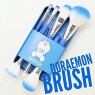 DORAEMON BRUSH KALENG 7 in 1 / Kuas Makeup Set Doraemon [Kemasan Kalen