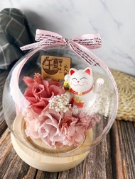 2F【招財貓水晶球】招財貓/開幕禮/小夜燈/招財小物/店面裝飾/