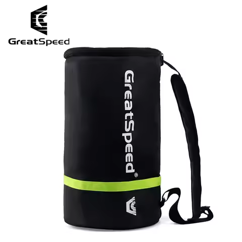 GREATSPEED Insulated Tennis Ball Bucket Bag,Portable Holds 100 Tennis Balls,Large Capacity,Shoulder 