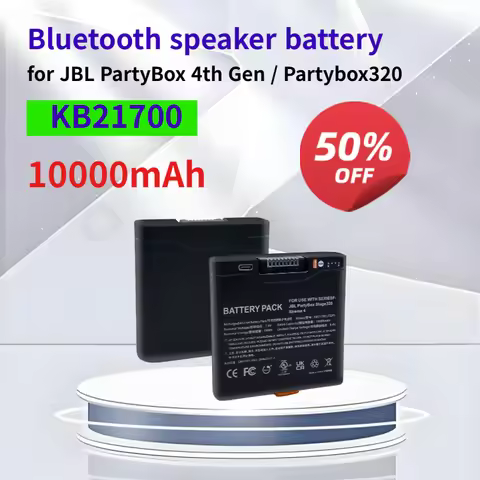 KB21700 10000mAh Bluetooth Speaker Battery for JBL Boombox 4 Partybox320 Rechargeable Battery