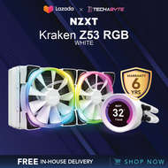 NZXT Kraken Z53 RGB | LGA 1700 Compatible | Liquid Cooler with LCD Display - White