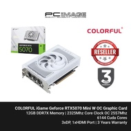 COLORFUL IGAME GEFORCE RTX5070 MINI W OC 12GB-V GRAPHIC CARD 3YW