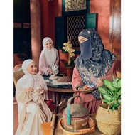 NAELOFAR WARISAN RAYA 2023 PRINTED HIJAB TUDUNG RAYA 2023