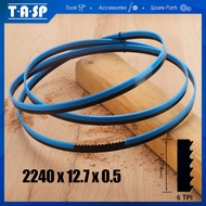 TASP 1 Piece Bandsaw Blade 2240x12.7x0.5mm 6TPI Band Saw Blades 88.25 Inch Woodworking Tools Accesso