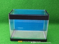 aquarium kaca tebal biru saiz 12