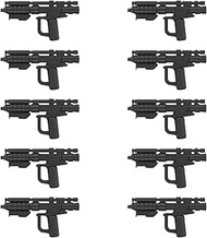 MOC Space Wars E-5 Clone Trooper Blaster Weapons Pack Accessories,Designed for Minifigs Hands(10pcs)