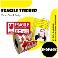 Fragile Sticker Fragile Stiker Mudah Pecah Fragile Label Warning Label