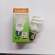 Liyoda 11W E27 spiral Bulb Warm white