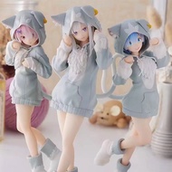 Re:Zero Rem Ram Emilia Pack Animal Ear Figure