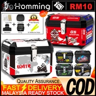 【1 Year Warranty】ADV Motorcycle Tail Box 50L/57L_Waterproof Tanker Storage + Backrest Cushion Heavy-