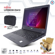 โน๊ตบุ๊ค ใหม่แกะกล่อง Brand New Fujitsu Lifebook E5410 Core i3 GEN 10 - RAM 4-8GB SSD 256GB หน้าจอ 14 นิ้ว คีย์บอร์ดมีไฟ มีกล้องหน้า USB Type-C HDMI Wifi+Bluetooth ประกัน 1 ปี By Totalsolution