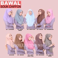 [BAWAL LOVERS] Tudung Bawal Souk Chiffon