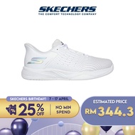 Skechers Women Slip-ins GO Pickleball Viper Court Reload Shoes - 172101C-WHT Kasut Sneaker, Perempuan