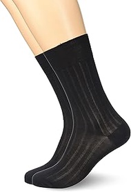 Men's Tejidos Especiales Hilo Escocia X2 Socks, Black ( 127), One (Size:, Black (Black 127), 9-11 US