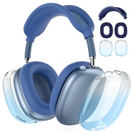 3 trong 1 Gradient Bao bảo vệ tai nghe cho Apple Airpod Max Ốp Silicone mềm cho AirPods Max bìa chốn