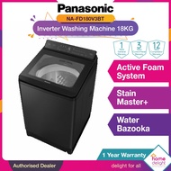 Panasonic Washing Machine 18KG TD Inverter Stain Master NA-FD180V3 NA-FD180V3BT