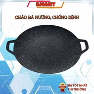 Baking Stone Pan, Multi-Purpose Non-Stick Stone Pan, Diameter 34cm Non Stick Pan