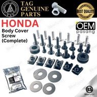 HONDA WAVE110 DX EX5 DREAM RS150 WAVE25 WAVE25 X BODY COVER SCREW COMPLETE FULL SET BODY FRAME HANDL