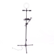 Penstriman Langsung Baharu Light Beauty LED Penstriman Langsung 6M Lantai Ring Light Stand Tripod 16
