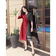Dress simple casual dress korean style/ DRESS Lauren cantik/ hn KOREAN