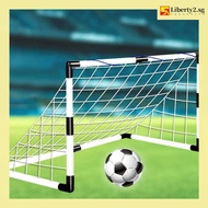[Liberty2.sg] Football Goal Net PVC Football Goal Sports  Weather Resistant Foldable Football Goal P