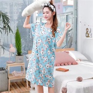 ☼♕New Fashion Cartton Sleepwear Women Lounge Pajama Duster/Dress Sleepwear night pajama for Women