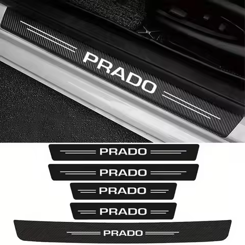 for Prado 120 150 J90 J120 J150 LC90 LC150 Door Sill Protector Anti-Scratch PVC Bumper Threshold Sti