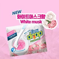 Easy Drop - Easy Drop 一次性自帶清潔劑馬桶清潔刷頭 白色麝香味 (補充裝 12件) 全港唯一原廠進口商家 이지드롭 변기크리너(화이트머스크향 12개입)