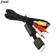 Fiveall PS2 Video Cable AV Cable NEW RCA Audio Video Composite TV Console 1.8M